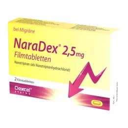 NaraDex® 2,5 mg potahované tablety, 2 ks