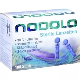 LANZETTEN NODOLO sterilní 30 G ultra fine, 100 ks