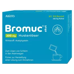 BROMUC akutní 200 mg expektorans na kašel Plv.z.H.e.L.z.Einn., 20 ks
