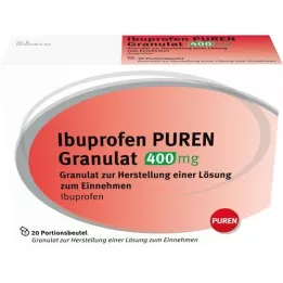 IBUPROFEN PUREN Granule 400 mg pro přípravu roztoku k podání, 20 ks