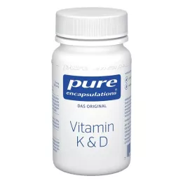 PURE ENCAPSULATIONS Vitamin K &amp; D kapsle, 60 ks