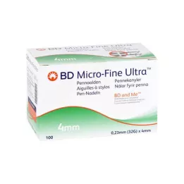 BD MICRO-FINE ULTRA Jehly do pera 0,23x4 mm, 100 ks