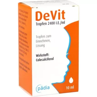 DEVIT Kapky 2400 I.U./ml Perorální kapky, 10 ml