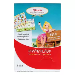 PIRATOPLAST Dívčí sádrový polotovar 6x10 cm, 6 ks