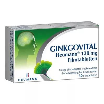 GINKGOVITAL Heumann 120 mg potahované tablety, 30 ks