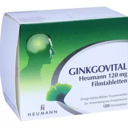 GINKGOVITAL Heumann 120 mg potahované tablety, 120 ks