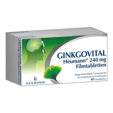 GINKGOVITAL Heumann 240 mg potahované tablety, 80 ks