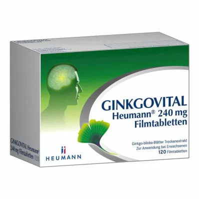 GINKGOVITAL Heumann 240 mg potahované tablety, 120 ks