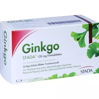 GINKGO STADA 120 mg potahované tablety, 60 ks