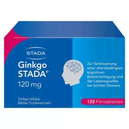 GINKGO STADA 120 mg potahované tablety, 120 kusů