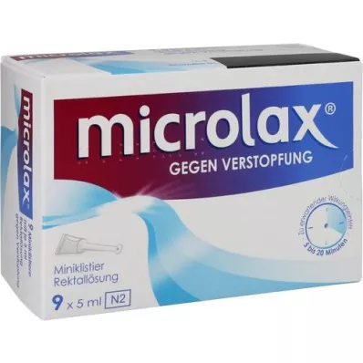 MICROLAX Klystýr s rektálním roztokem, 9X5 ml