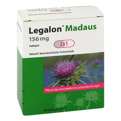 Legalon Madaus 156 mg tvrdé tobolky, 30 tobolek