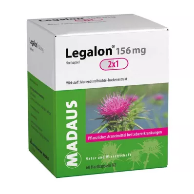 Legalon Madaus 156 mg tvrdé tobolky, 60 ks
