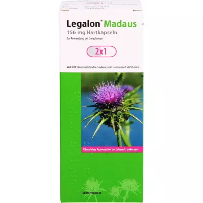 LEGALON Madaus 156 mg tvrdé kapsle, 120 ks