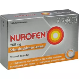NUROFEN 200 mg citronové rozpustné tablety, 24 ks