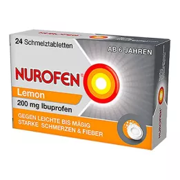 NUROFEN 200 mg citronové rozpustné tablety, 24 ks