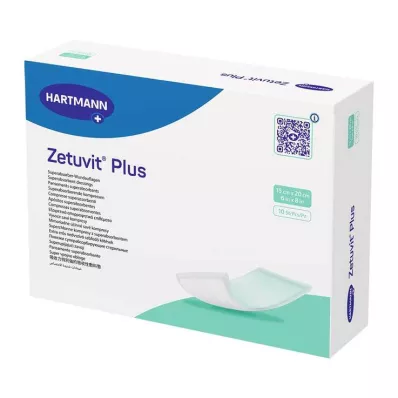 Zetuvit Plus extra silný sací kompres sterilní 15x20cm, 10 ks