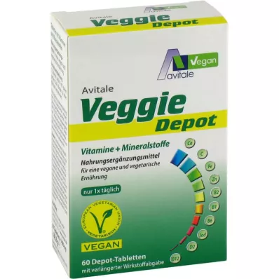 VEGGIE Depot Vitamins+Minerals Tablets, 60 kapslí