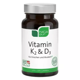NICAPUR Vitamin K2 &amp; D3 kapsle, 60 ks