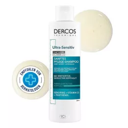 VICHY DERCOS ultra citlivý šampon pro mastnou pokožku hlavy, 200 ml