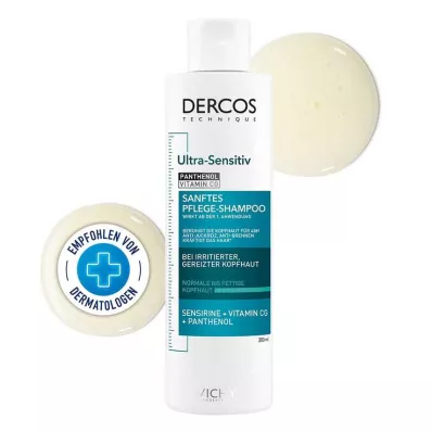 Vichy Dercos Ultra-Sensitive šampon pro mastnou pleť, 200 ml