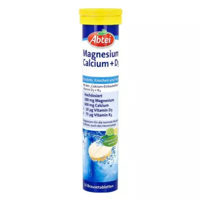 Abtei Magnesium Calcium+d3 šumivé tablety (15 kusů) Abtei Magnesium Calcium+d3 šumivé tablety (15 kusů)