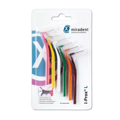 MIRADENT Mezizubní kartáček I-Prox L assorted, 6 ks