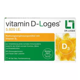 VITAMIN D-LOGES 5.600 I.E. Wo.Depot Chewabl.Fam.Pa, 60 ks