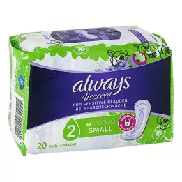 ALWAYS diskrétní inkontinenční vložky malé, 20 ks