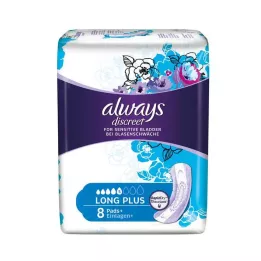 ALWAYS diskrétní inkontinenční vložka long plus, 8 ks