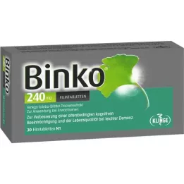 BINKO 240 mg potahované tablety, 30 ks