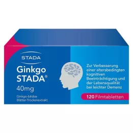 GINKGO STADA 40 mg potahované tablety, 120 kusů