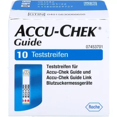 ACCU-CHEK Vodicí testovací proužky, 1x10 ks