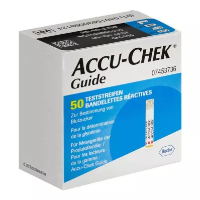 ACCU-CHEK Vodicí testovací proužky, 1X50 ks