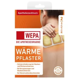 WÄRMEPFLASTER Krk/zadní strana 8,5x28,5 cm WEPA, 2 ks