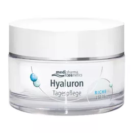 Hyaluronový denní pečující bohatý krém LSF 15, 50 ml