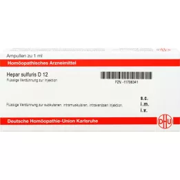 HEPAR SULFURIS D 12 ampulí, 8X1 ml