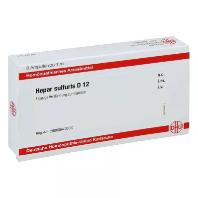 Ampule Hepar Sulfuris D12 (8x1 ml) Ampule Hepar Sulfuris D12 (8x1 ml)