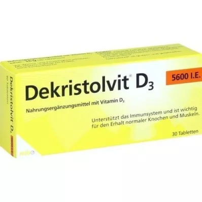 DEKRISTOLVIT D3 5 600 I.U. tablet, 30 ks