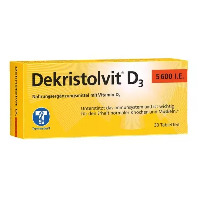 DEKRISTOLVIT D3 5 600 I.U. tablet, 30 ks