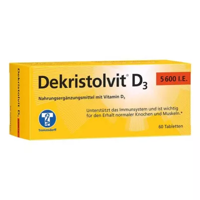 Dekristolvit D3 5 600 IU tablety, 60 ks