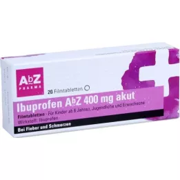 IBUPROFEN AbZ 400 mg akutní potahované tablety, 20 ks