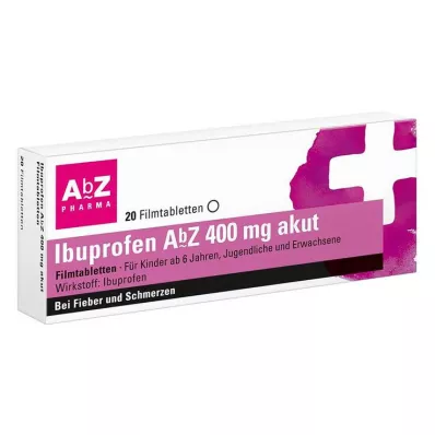 IBUPROFEN AbZ 400 mg akutní potahované tablety, 20 ks