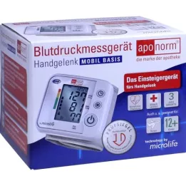 APONORM Krevní tlakoměr mobilní základní zápěstní, 1 ks