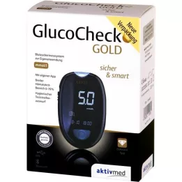 GLUCOCHECK GOLD Sada glukometru mmol/l, 1 ks
