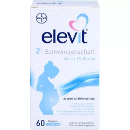 ELEVIT 2 těhotenské měkké kapsle, 60 ks