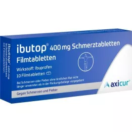 IBUTOP 400 mg Tablety k léčbě bolesti Potahované tablety, 10 kusů