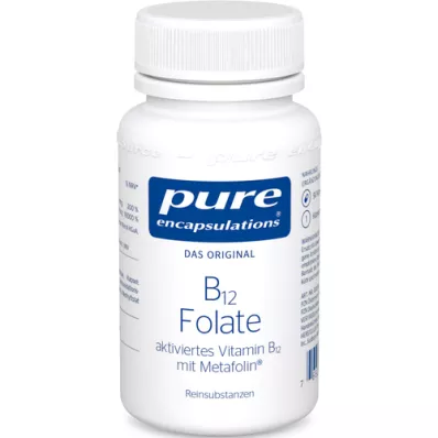 PURE ENCAPSULATIONS B12 Folate Capsules, 90 kapslí