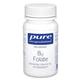 PURE ENCAPSULATIONS B12 Folate Capsules, 90 kapslí