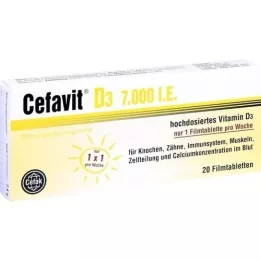 CEFAVIT D3 7 000 I.U. potahované tablety, 20 ks